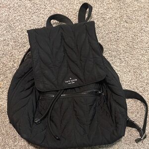 Kate Spade Quilted Black Backpack